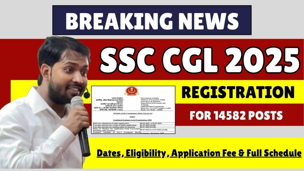 SSC CGL 2025 Registration